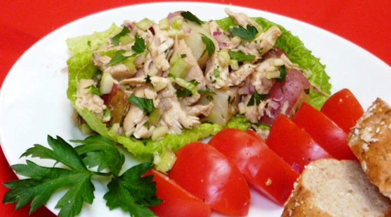Chicken Potato Salad. (Linda Gassenheimer/TNS)
