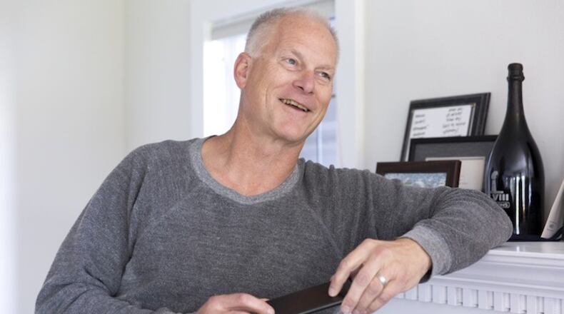 ESPN host and sports journalist Kenny Mayne speaks about Twitter, his charity auctions and other topics during an interview at his home in Kirkland, Wash., on October 13, 2017. (Jason Redmond/Seattle Times/TNS)