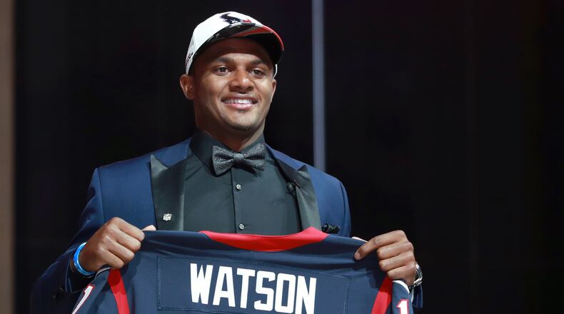 Gainesville's Deshaun Watson will wear a familiar number with the Houston Texans.