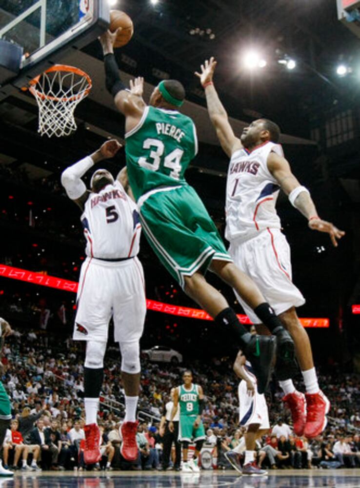 Hawks open playoff series with Celtics
