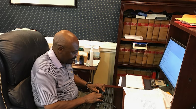 Former Georgia Senate Majority Leader Charles Walker, who went from the height of political power at the Capitol to prison, is working on his second book. JAMES SALZER/JSALZER.AJC>COM