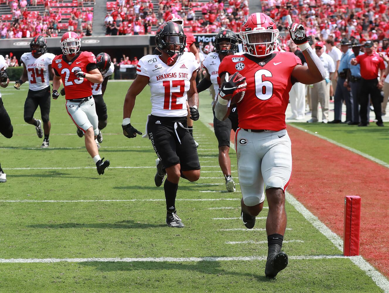 Photos: Bulldogs pile up points in rout of Arkansas State
