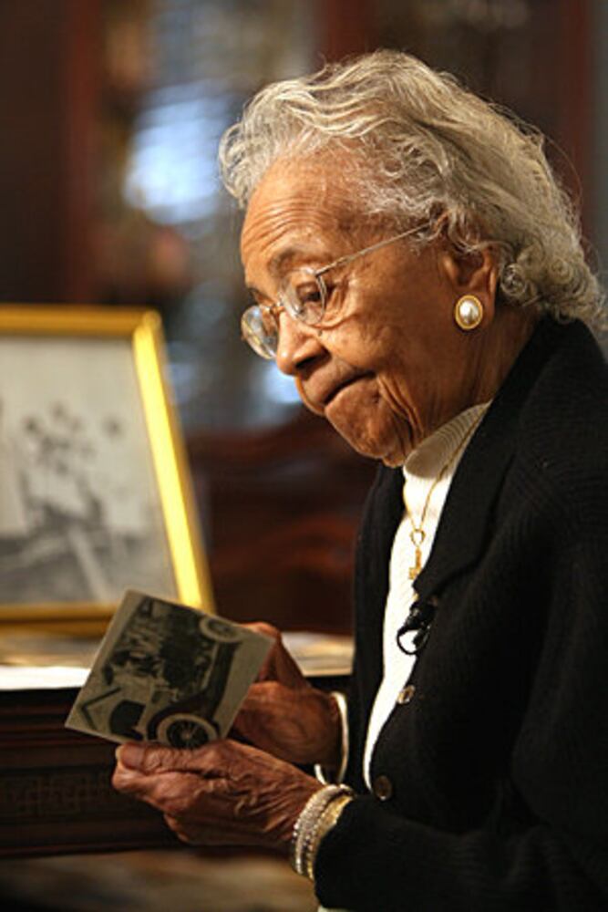Woman honored by Obama celebrates 107th