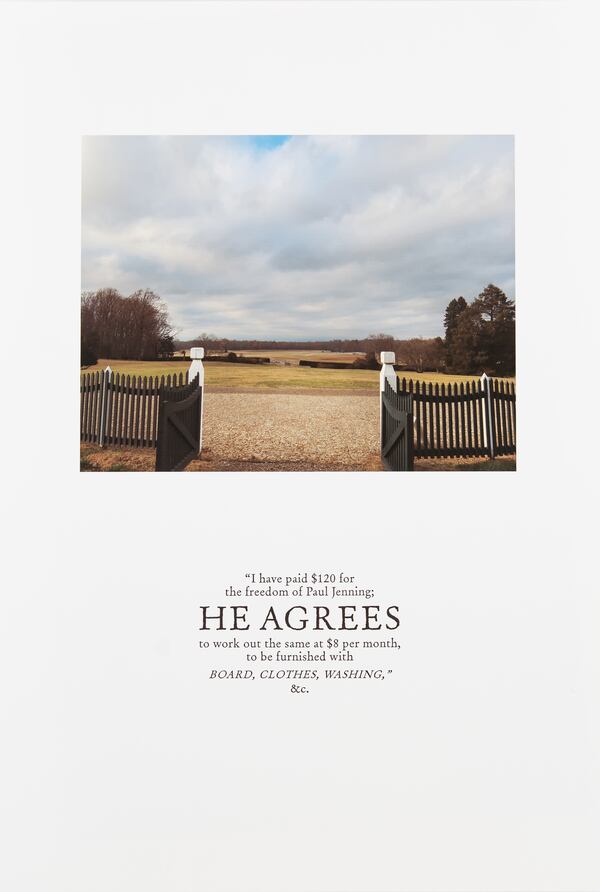 Photographer Keris Salmon's new exhibition "To Have and To Hold" is part of her series exploring the legacy of slavery through landscapes, architecture and text. CONTRIBUTED