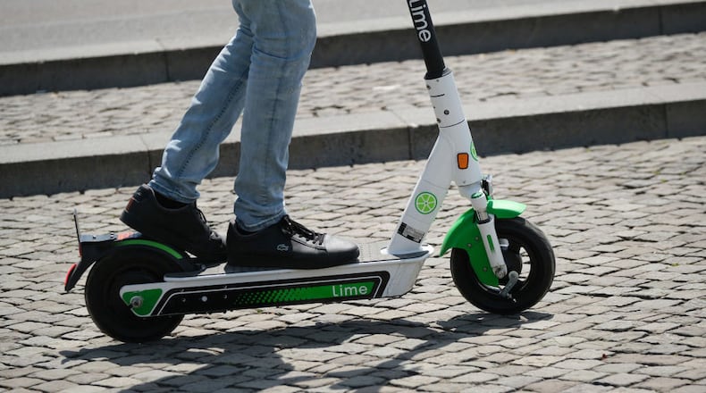 Drivers on I-35 in Dallas were surprised Monday morning to see a man driving a Lime scooter with the rest of traffic, cutting through five lanes in a seemingly nonchalant manner.