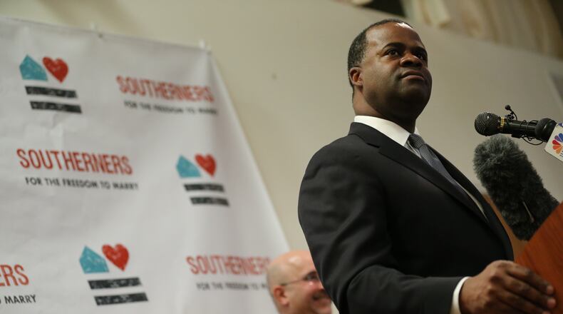 Atlanta Mayor Kasim Reed called on state officials to pursue legislation recognizing same-sex marriages performed out of state, a key first step in what he described as a long road to marriage equality in Georgia.