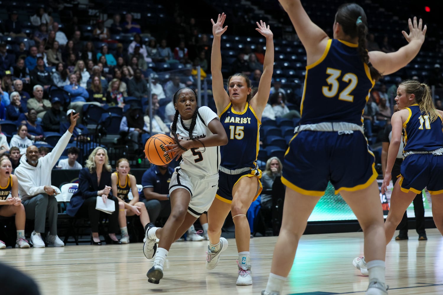 4A Girls State Championship game between Kell and Marist