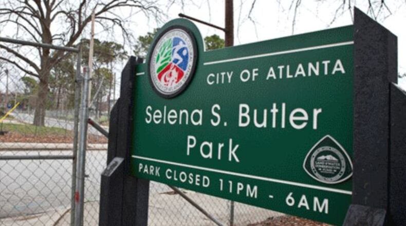 Basketball courts at Selena Sloan Butler park received a face-lift thanks to the Atlanta Hawks.