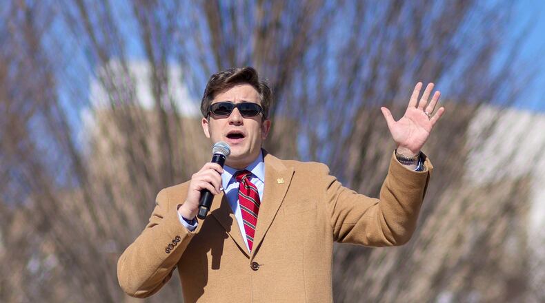 In Cobb County, three longtime delegates with mainstream leanings were challenged at the Georgia Republican Assembly by Nathaniel Darnell, the anti-abortion advocate who recently maligned the late House Speaker David Ralston. (Jason Getz/The Atlanta Journal-Constitution)
