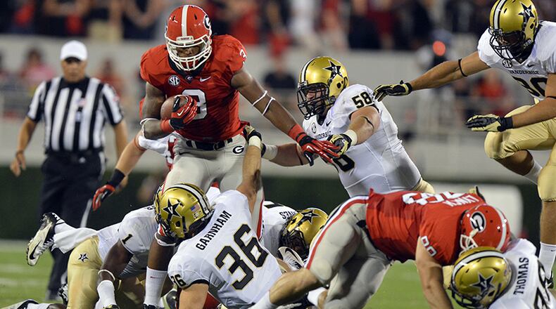 The Bulldogs have defeated the Commodores by a combined score of 91-3 the last three times they’ve met in Sanford Stadium in Athens.