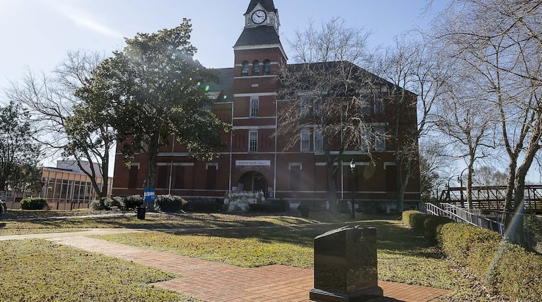 12/05/2019 — Atlanta, Georgia — The exterior of Fountain Hall on the campus of Morris Brown College, Thursday, December 5, 2019. (ALYSSA POINTER/ALYSSA.POINTER@AJC.COM)