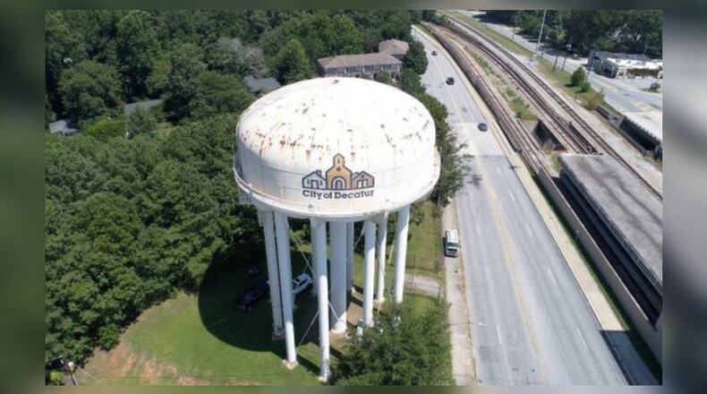 DeKalb County is expected to demolish the water tower bearing the Decatur logo in 2019.