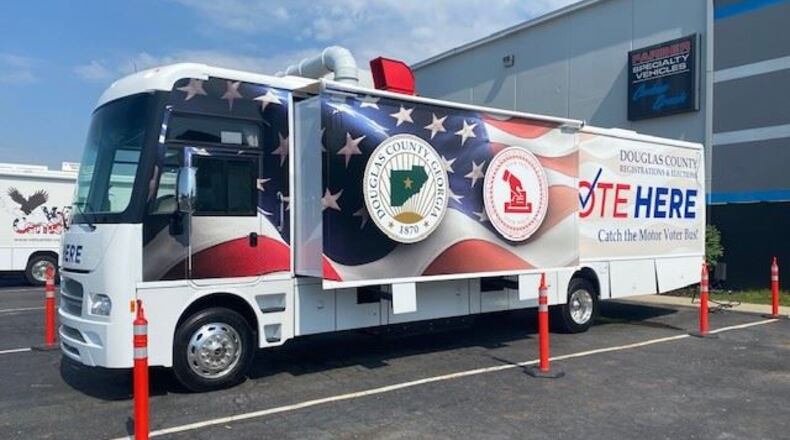 Douglas County is the second county in Georgia to secure a Mobile Voting Unit. (Courtesy of Douglas County)