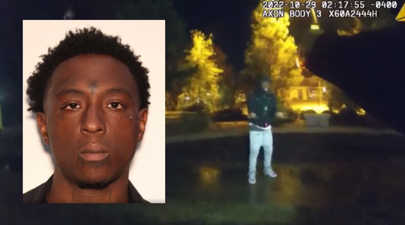 Jadarius Carr was arrested Oct. 29 in Atlanta and is facing two charges of murder, police said.