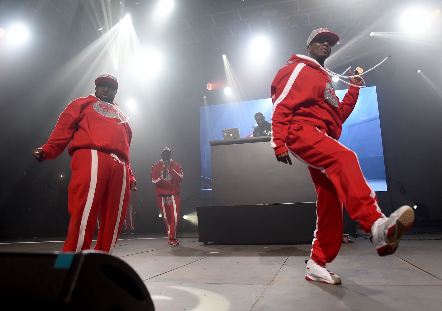 Photos: Super Bowl Live off to lively start