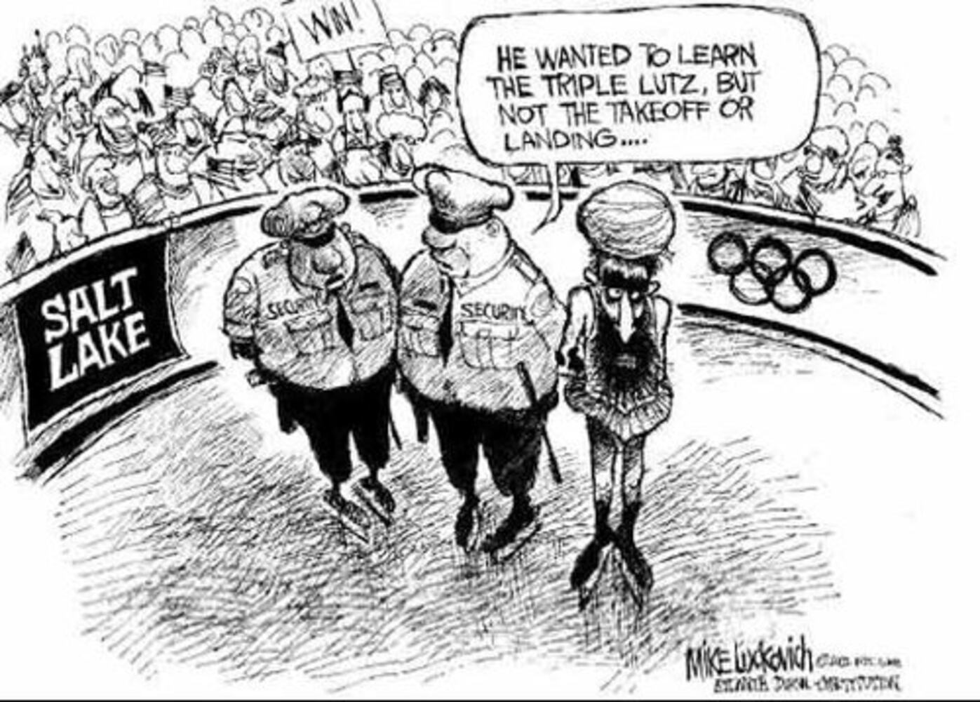 Mike Luckovich cartoons: Olympics 1996-2008
