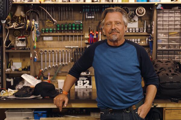 This image released by Apple TV+ shows Charley Boorman in a scene from "Long Way Home." (Max Cruz/Apple TV+ via AP)