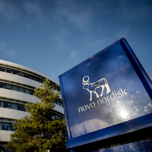 FILE - This photo shows Novo Nordisk headquarters in Bagsvaerd, Denmark, on Feb. 5, 2025. (Mads Claus Rasmussen/Ritzau Scanpix via AP, File)