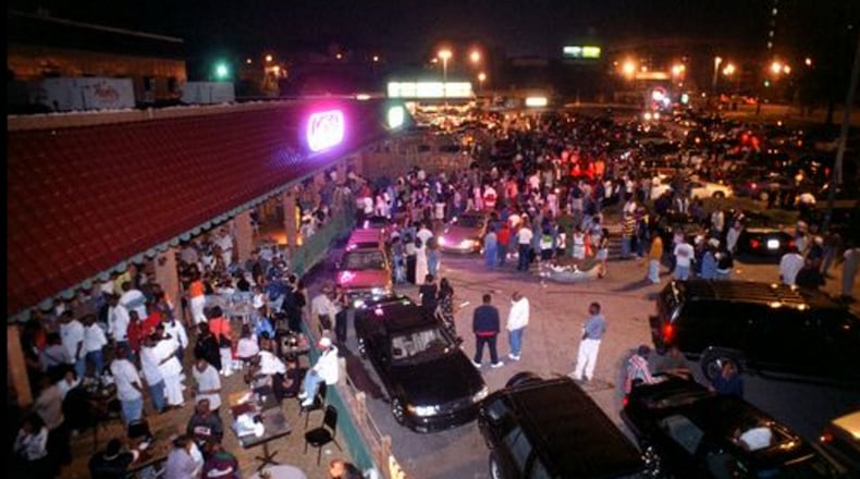 Freaknik partygoers in 1996. AJC file photo/W.A. Bridges
