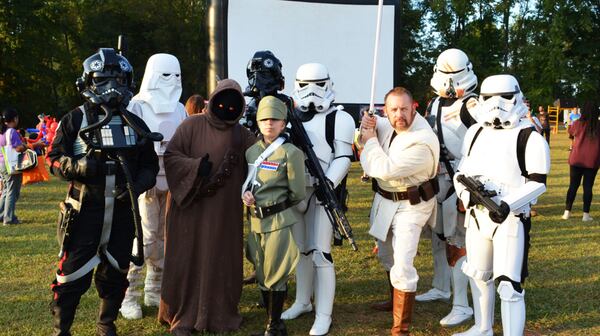 Put on your best costume and head to Swift-Cantrell Park in Kennesaw on Saturday for costume contests, music, a movie and more.