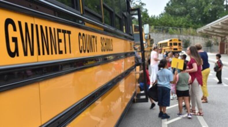 According to Bus Fleet Magazine, Gwinnett County Publis Schools is the third largest transporter of students in America. AJC file photo