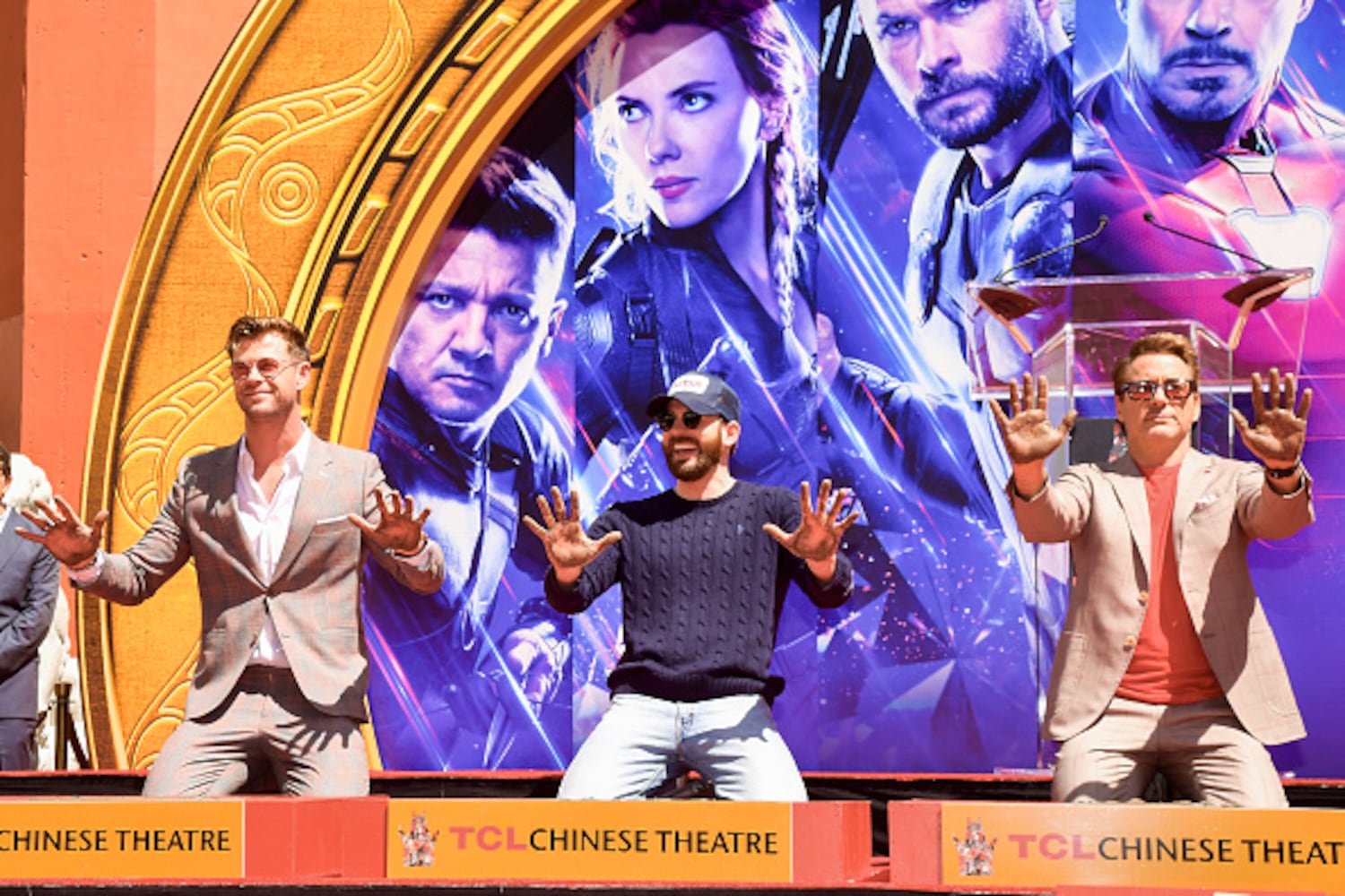 Photos: ‘Avengers’ cast cement place in movie history