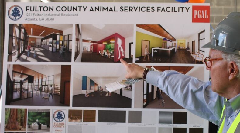 Before November's opening of the Fulton County Animal Services Shelter, half-off adoption fees for all dogs and cats in LifeLine shelters and foster homes in Fulton County are being offered this month. (Courtesy of Fulton County)