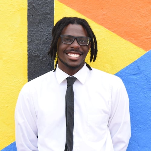 Sam Foster, 24, would be Marietta's first Black mayor if he beats four-term incumbent Steve "Thunder" Tumlin. (Courtesy)