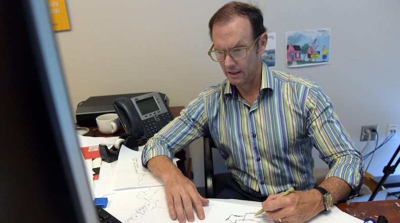 AJC editorial columnist Mike Luckovich will discuss his new book, “A Very Stable Genius,” on Saturday, Sept. 1, at the AJC Decatur Book Festival. AJC FILE PHOTO 2017