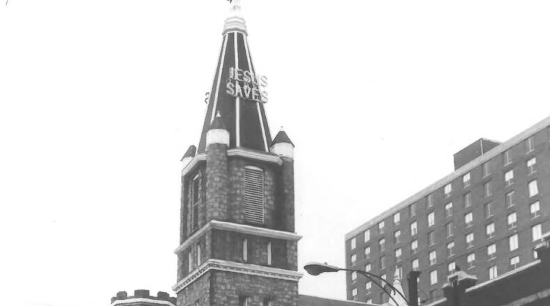 Big Bethel Church. 1976. Looking northeast. Georgia Department of Natural Resources, Historic Preservation Division.