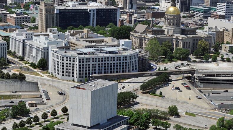 The Archives building was demolished to make way for a new judiciary complex. AJC Photo.