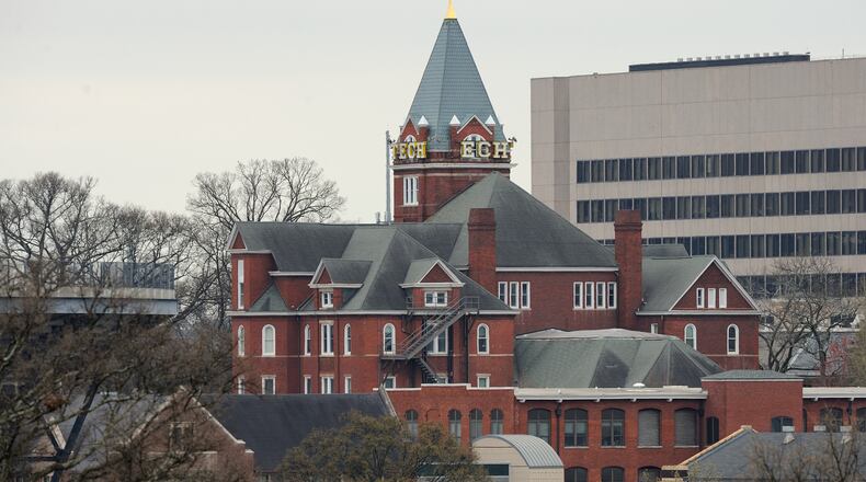 The "T" was missing Tuesday afternoon from Georgia Tech's tower.
