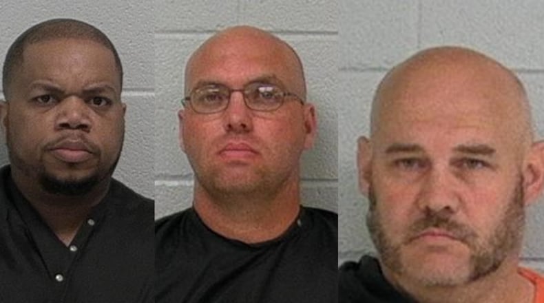 Chadrick Smalley (from left), Jason Gregory Bell, Rodney Dwayne Hurley