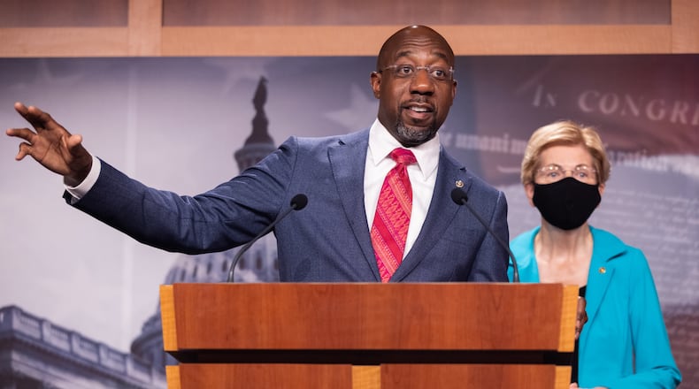 U.S. Sen. Raphael Warnock, D-GA, collected more than $9.5 million from July to September for his reelection campaign.