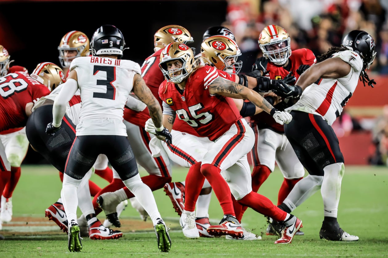 The 49ers piled up 174 yards on the ground last Sunday, and the Dolphins will no doubt try to exploit the run defense of Falcons yet again this week. (Carlos Avila Gonzalez/San Francisco Chronicle via AP)