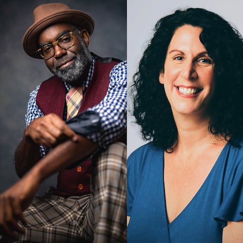 90.1/WABE-FM in July 2025 is replacing retiring host Lois Reitzes daily at 1 p.m. with "City Lights Collective" hosted by Jon Goode and Kim Drobes. (Courtesy of WABE)