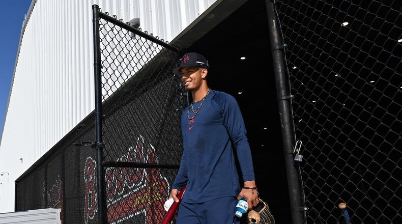 Will shortstop Vaughn Grissom be the Braves' starter on opening day? Stay tuned. (Hyosub Shin file photo / The Atlanta Journal-Constitution/TNS)