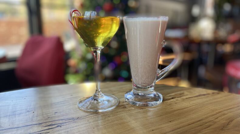 Holiday cocktails are featured at the Miracle pop-up bar at the Expat in Athens and Tapa Tapa in Midtown Atlanta. (Krista Slater for The Atlanta Journal-Constitution)