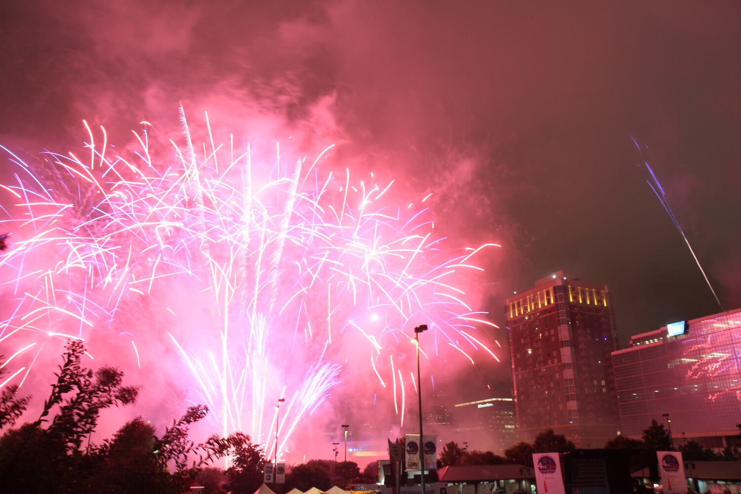 Fireworks at Centennial Olympic Park