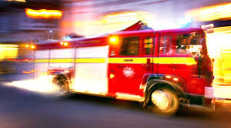 A 2-year-old was burned in a pickup truck fire Thursday in Jackson County.