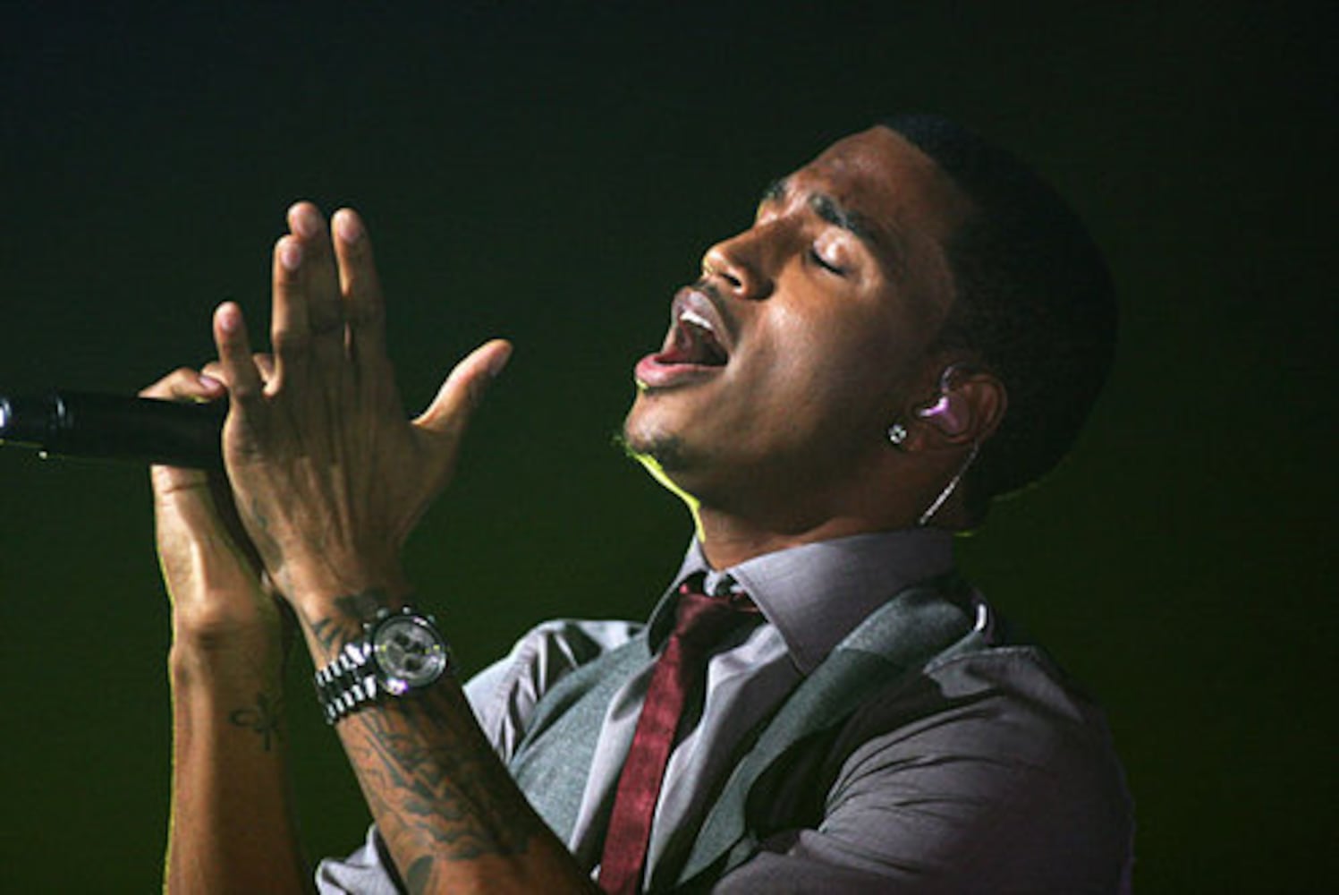 Trey Songz and Monica