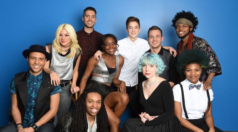 AMERICAN IDOL XIV: Final 11: Clockwise from L: Rayvon Owen, Jax, Nick Fradiani, Adanna Duru, Daniel Seavey, Clark Beckham, Quentin Alexander, Tyanna Jones, Joey Cook, Qaasim Middleton and Maddie Walker (not pictured). CR: Michael Becker / FOX. © 2015 FOX Broadcasting. AMERICAN IDOL XIV: Final 11: Clockwise from L: Rayvon Owen, Jax, Nick Fradiani, Adanna Duru, Daniel Seavey, Clark Beckham, Quentin Alexander, Tyanna Jones, Joey Cook, Qaasim Middleton and Maddie Walker (not pictured). CR: Michael Becker / FOX. © 2015 FOX Broadcasting.
