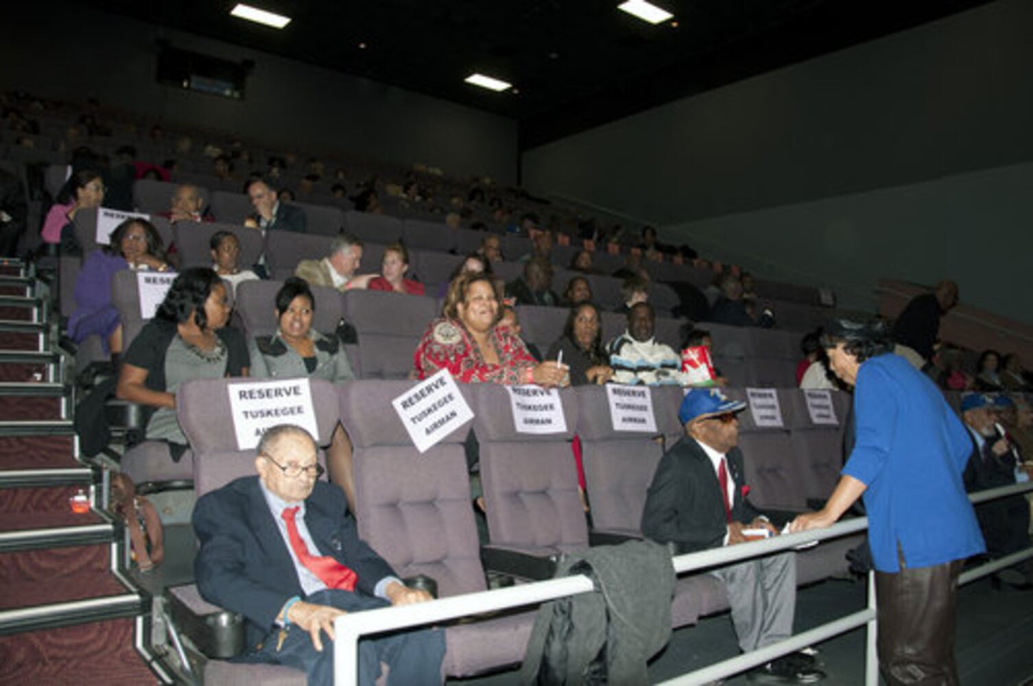 Red Tails' screens in Morrow