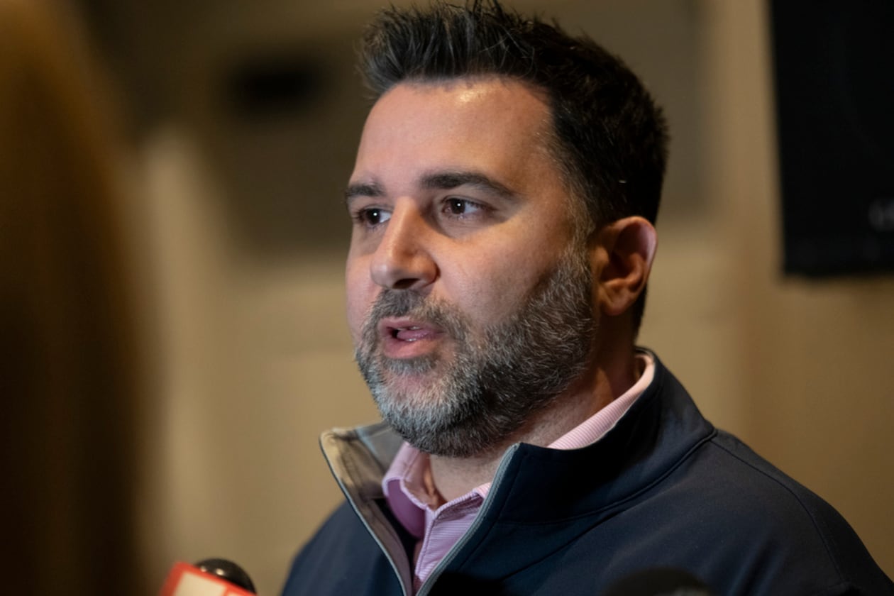 Atlanta Braves general manager Alex Anthopoulos called hiring a new team manager "a big decision" and said it can't be rushed or forced. (George Walker IV/AP 2023)