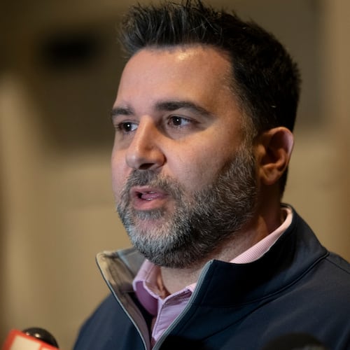 Atlanta Braves general manager Alex Anthopoulos called hiring a new team manager "a big decision" and said it can't be rushed or forced. (George Walker IV/AP 2023)