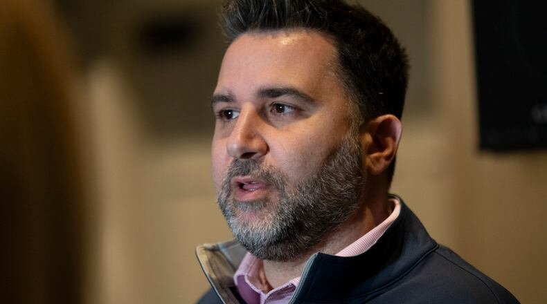 Atlanta Braves general manager Alex Anthopoulos called hiring a new team manager "a big decision" and said it can't be rushed or forced. (George Walker IV/AP 2023)