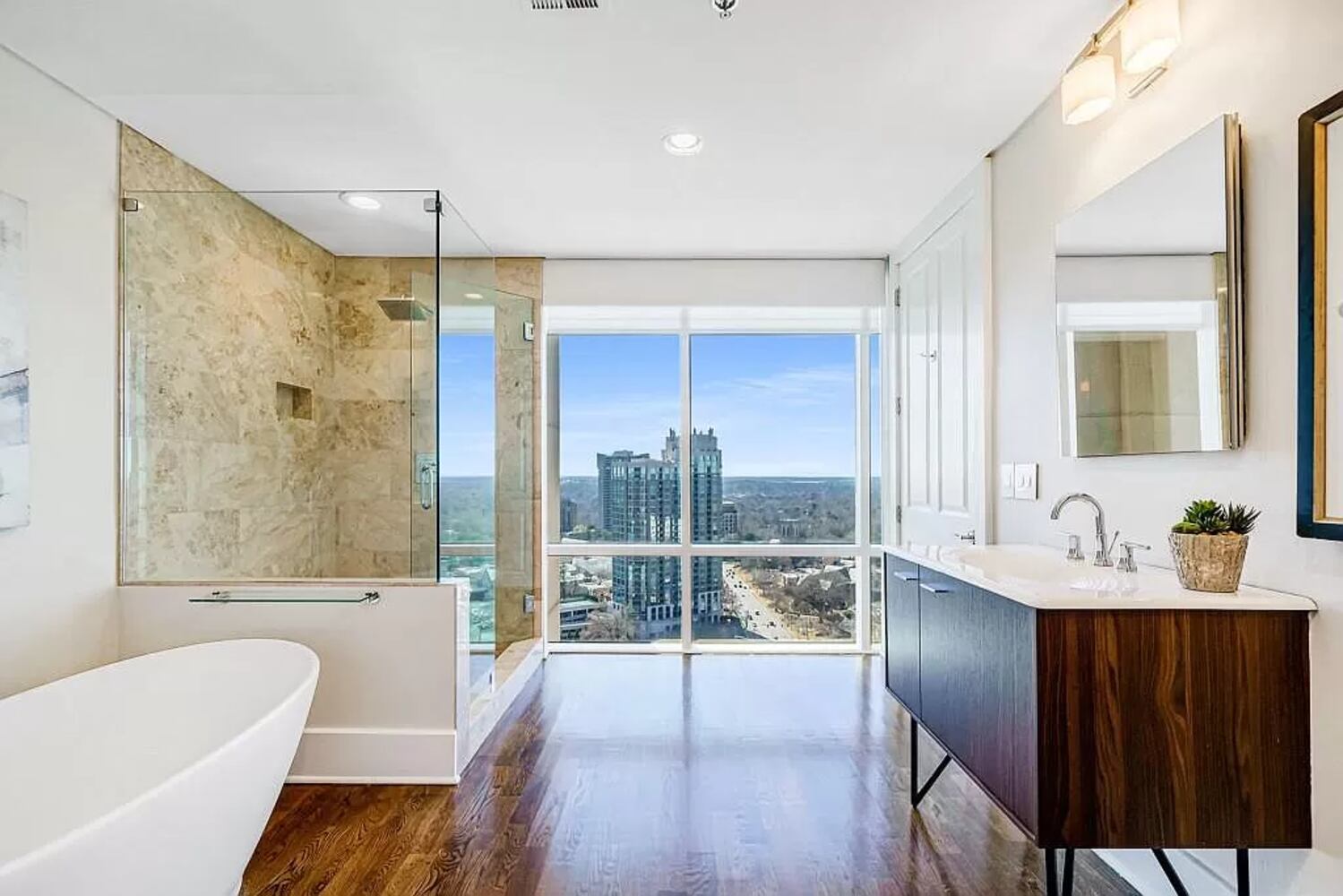 This $1.49 million Buckhead penthouse offers views of Atlanta’s skyline