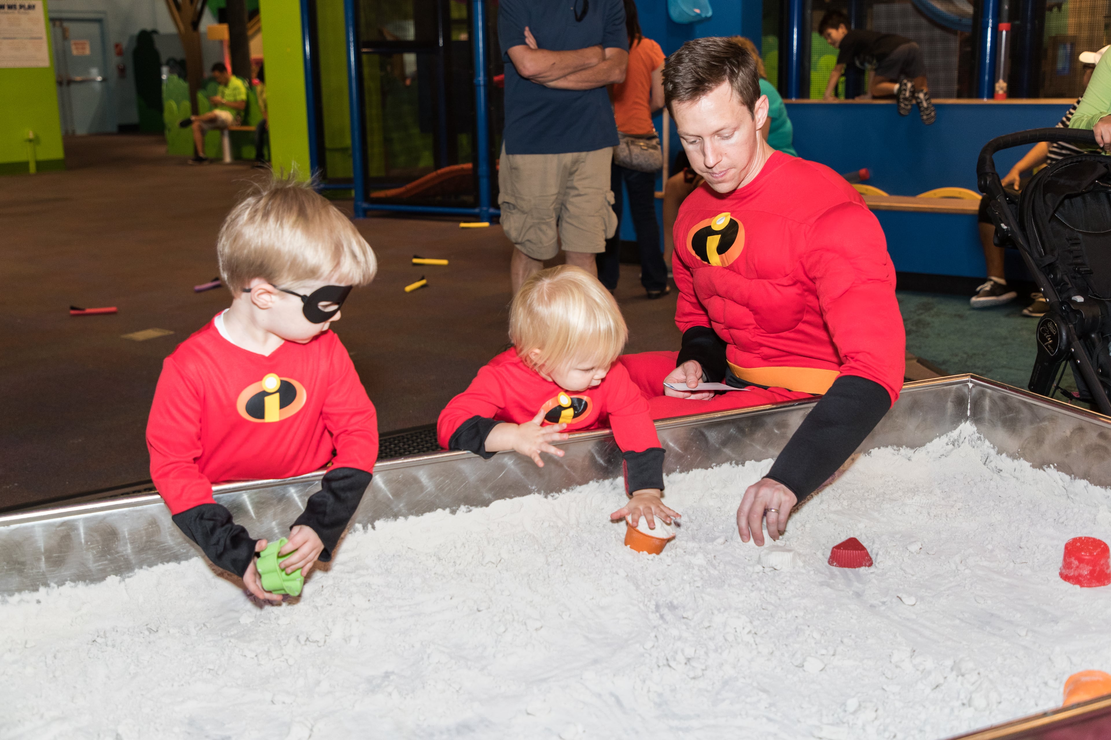 Some families come to Tiny Con in matching group costumes and participate in hands-on activities meant to spark the imagination. (Courtesy of the Children's Museum of Atlanta)
