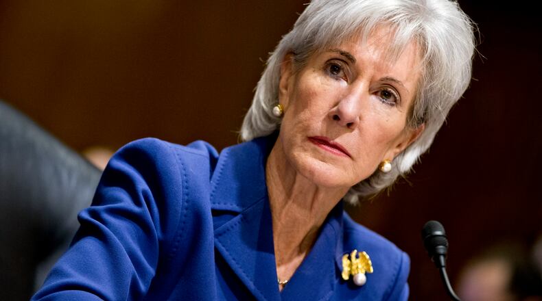 Health and Human Services Secretary Kathleen Sebelius testifies before the Senate Finance Committee about the difficulties plaguing the implementation of the Affordable Care Act, on Capitol Hill in Washington, Wednesday, Nov. 6, 2013. The massive failure at healthcare.gov website is getting new criticism for lack of proper cybersecurity protections. (AP Photo/J. Scott Applewhite)