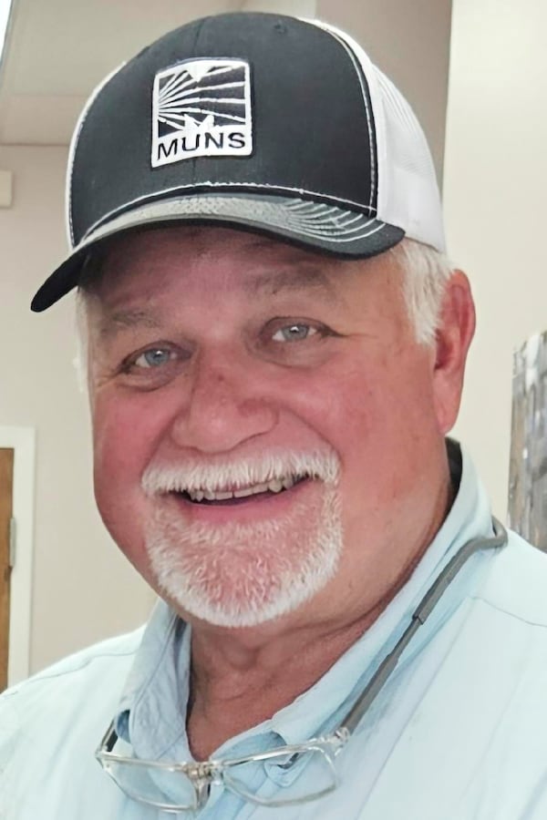 This undated photo provided by Lee Muns in June 2025, shows Muns, a Republican candidate District 2 on the Georgia Public Service Commission. (Lee Muns via AP)